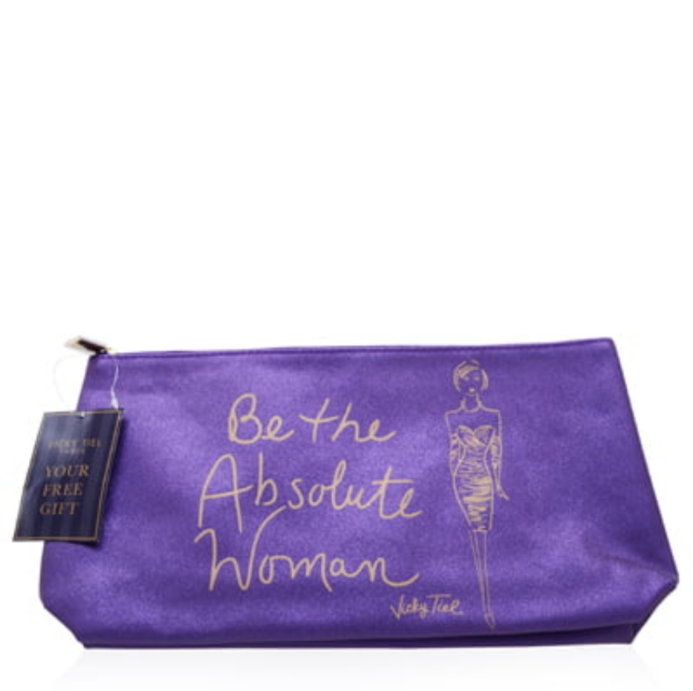 Vicky Tiel bundle 2 Cosmetic Bag. 1pink 1purple